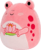 SQUISHMALLOWS Ružičasta žaba s lopočem - Lonina
