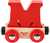 Bigjigs Rail Vagónik drevené vláčikodráhy - Písmeno M