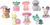 Sylvanian Families Bebeluși animale în costume de zâne ale pădurii - asortate