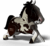 EUGY Pferd 3D Kartonpuzzle