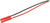 Konektor pozlátený 2.0mm samica s káblom 20AWG 10cm