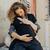 Babytrage / Schal Boba Wrap - Schwarz