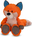 Plush Friends líška 50cm plyšová