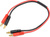 Nabíjací kábel - banániky 14AWG 30cm