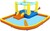 Vodný park 53381 Bestway H2OGO! 3.65m x 3.40m x 1.52m Beach Bounce