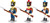 Cobi 20090 Napoleon - Francúzsky vojaci, 3 figúrky s doplnkami, 41k