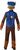 PAW PATROL Chase detský kostým veľkosť (98-104cm)