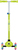 Globber Kinderroller Plus - Primo Plus Lights V2 - Leuchtend - Limettengrün/Marineblau