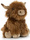 WILD LIFE Highland-Kuh realistische Plüschspielzeug 28cm
