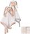 BK MAVERICK BABY RUG plišana igračka medvjed prugaste uši (30cm) s poklon kutijom