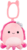 SQUISHMALLOWS Kulcstartó Rózsaszín szépia - Auggie