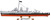 Cobi USS KIDD DD-661, 1:300, 700 k