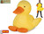 Plush Friends Ente Plüsch 100cm sitzend