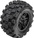 Pro-Line ruota 1:16, pneumatico Badlands, cerchio nero H12mm (2): Arrma Mini Kraton