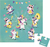 Janod Blahoželanie k narodeninám s puzzle Jednorožec