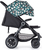 PETITE&amp;MARS Kočík Street+ Air Black + Strieška Limited 100 Flowers