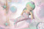 DeCuevas 20041 Plüschpuppe 2in1 OCEAN FANTASY - 36 cm mit Wiege
