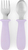 SKIP HOP Cucchiaio e forchetta Besties Squad Purple, 12m+