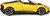 Bburago 1:18 TOP - Bugatti Mistral - Yellow