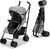 KINDERKRAFT Kočík športový Siesta Ash grey