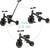 QPLAY Triciclo Stager 3 in 1 Platinum, 2-6 anni