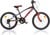 Dino Bikes - Detský bicykel 20" 420US - AURELIA Sport čierny s tlmičmi 2022