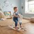 Caballito balancín de madera para niños Baby Mix blanco
