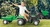 Tractor cu pedale Ranchero mare cu remorcă și încărcător