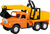 Tatra 148 bager 72 cm žlto oranžový