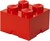 LEGO® úložný box 4 - červená 250 x 250 x 180 mm