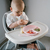 BABYONO Silikonschale mit Saugnapf - Rosa 6m+