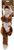 Hračka Dog Fantasy Plush líška pískacia 45cm