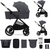 Kinderkraft Kočík kombinovaný Nea 2 2v1 Dark Grey