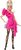 Mattel Barbie DELUXE STYLE Modell ruha rózsaszín fodros ruhában