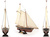 OCCRE America Yacht - America's Cup 1851 1:75