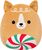 Squishmallows Perníkový corgi Louis, 13 cm