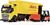 DHL Nákladné auto Volvo FH 16 s vysokozdvižným vozíkom 35 cm