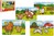 Puzzle drevené Moje prvé zvieratká 4x12 dielikov 20x14x3, 5cm v drevenej krabičke