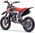 Moto de gasolina para niños Beneo Motors CROSS SX roja - 50cm3
