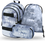 BAAGL SADA 3 Skate NASA Grey: Rucksack, Waschbeutel, Tasche