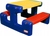 Little Tikes Detský piknikový stolík Primary veľký