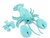 PTIPOTOS Plüsch-Hummer Iloveyou blau - Mama mit Baby