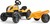 Falk Mighty Builder 2055L pedálos traktor utánfutóval