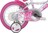 Dino Bikes - Bicicletta per bambini 16" 164RN - bianco 2017