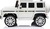 Elektrické autíčko Mercedes G500 12V, biele, 2,4 GHz diaľkové ovládanie, USB / SD Vstup, o