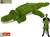 Plush Friends krokodíl plyšový 125cm ležiaci