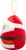 Squishmallows Decorazione natalizia Babbo Natale con occhiali - Nick, 10 cm
