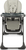 KINDERKRAFT Silla de comedor Tummie grey