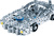 EITECH stavebnica Preterkárske auto model5 590 dielikov