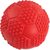 Hračka Dog Fantasy lopta futbal s bodlinami pískacia mix farieb 7cm
